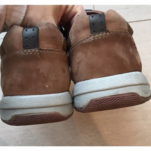 $100 Clarks Men Langton Step Slip On TAN 12 M leather nubuck eu 46 shoes loafers main image 6